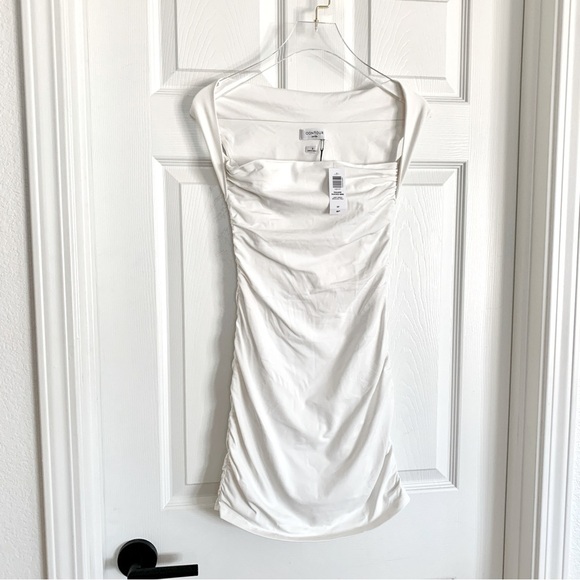 [🌟 PRICE FIRM] ARITZIA Original Contour Flourish Mini Dress Light Birch - Picture 6 of 11